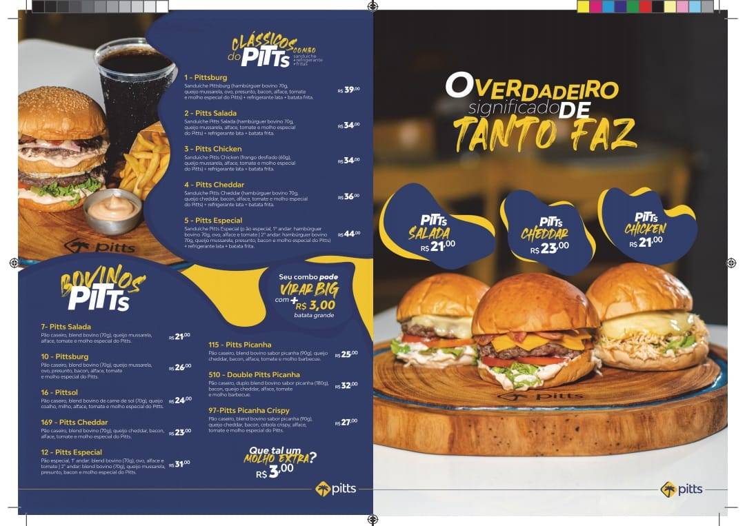 Menu em Pittsburg - Abel Cabral restaurante, Parnamirim
