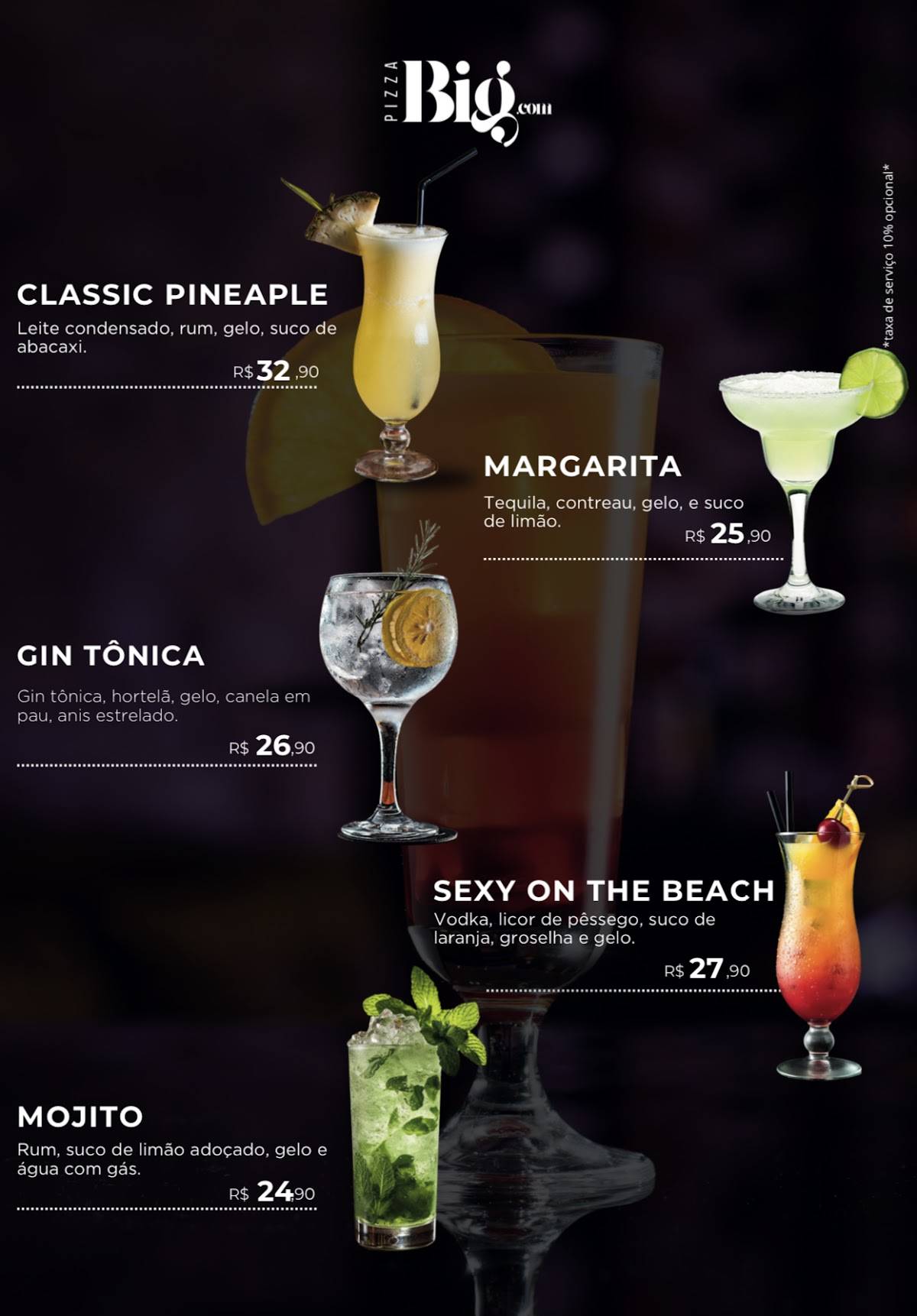 Pizza Big.com Balneário Piçarras S/C cardápio
