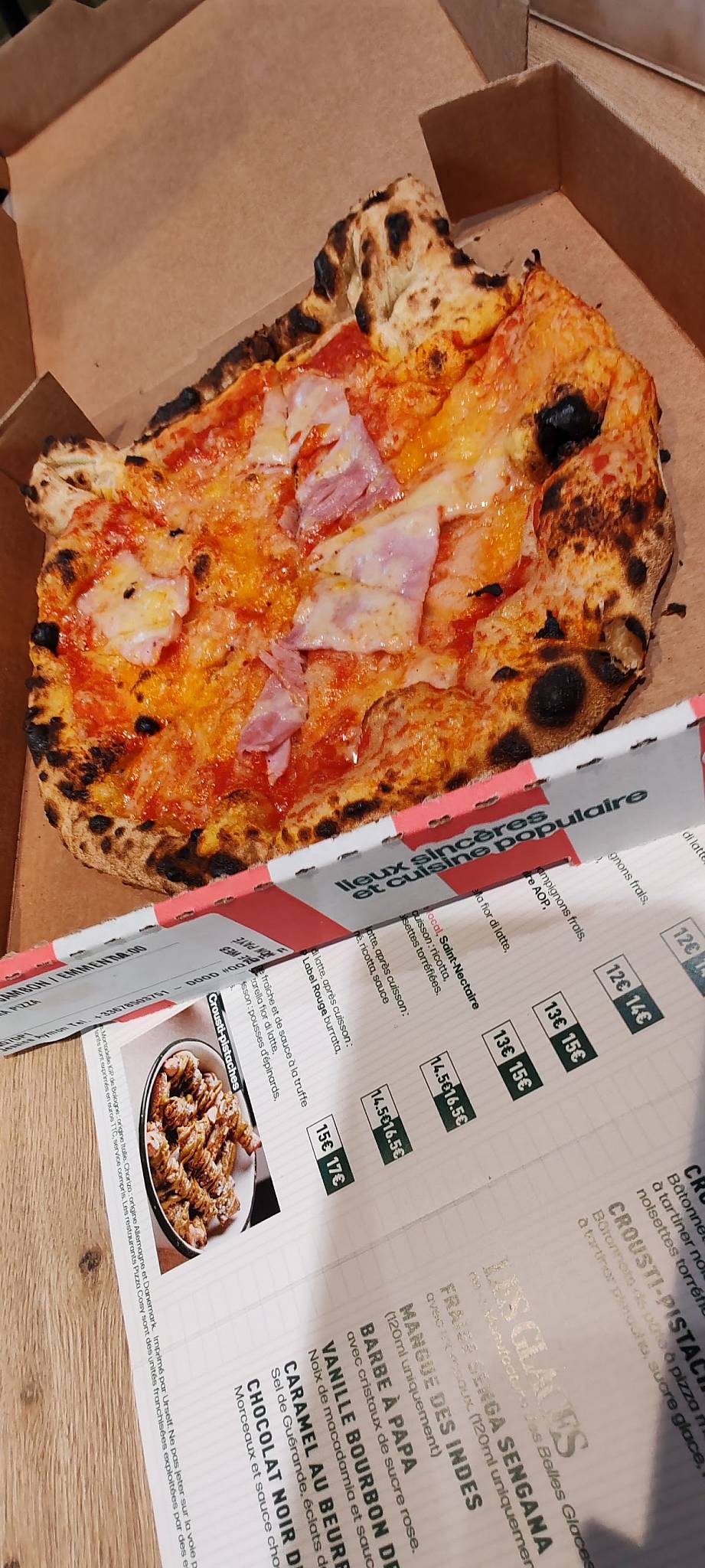 Menu de Pizza Cosy