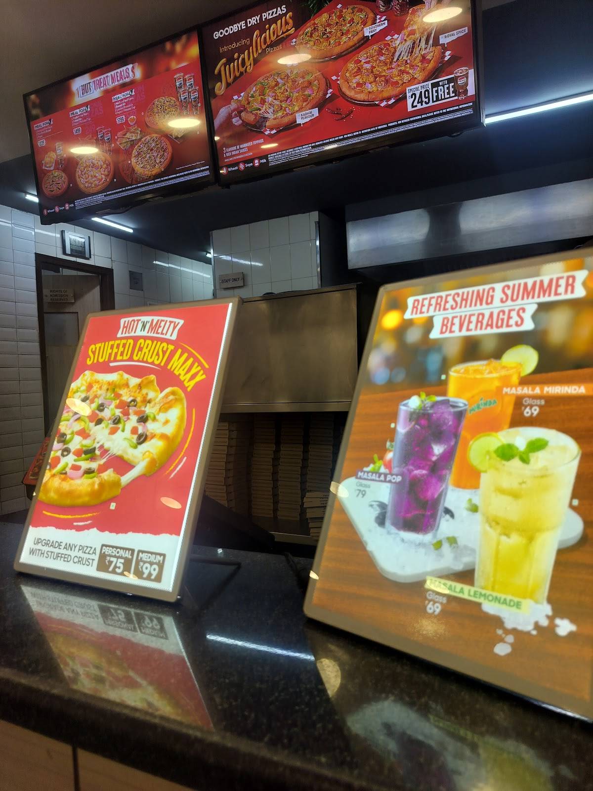 Pizza Hut Bomasandra, Bangalore menu