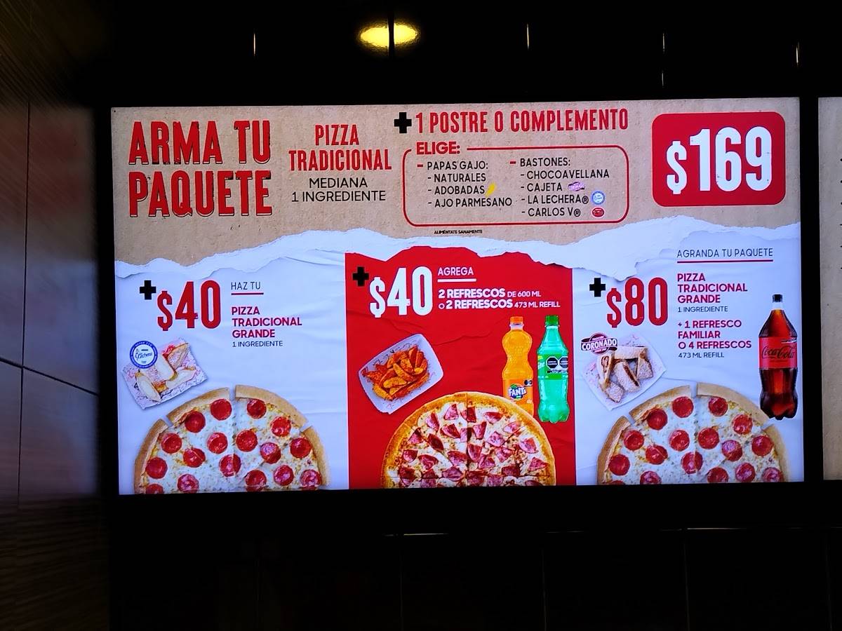 Carta del restaurante Pizza Hut, Monterrey, Av. Simón Bolivar 1707. Col ...