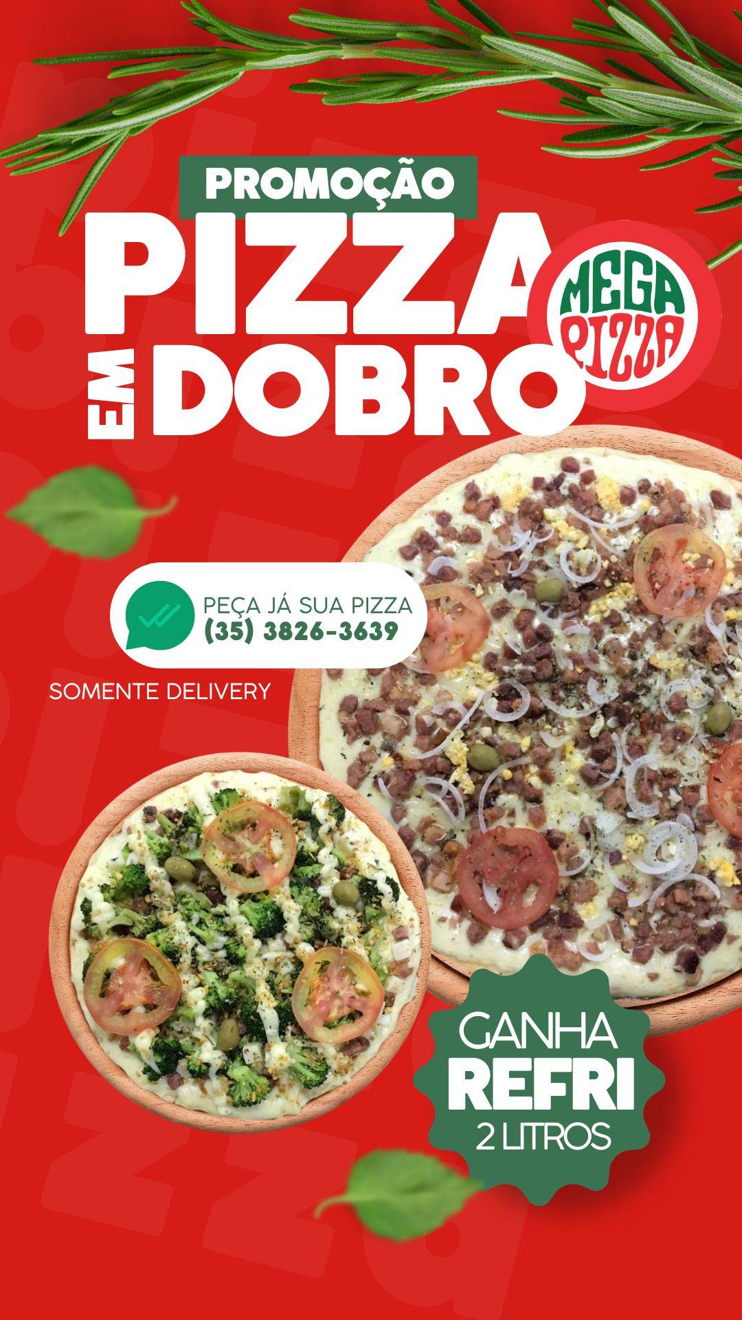 Pizza em Lavras MG - Mega Pizza - A melhor Pizza da Cidade cardápio