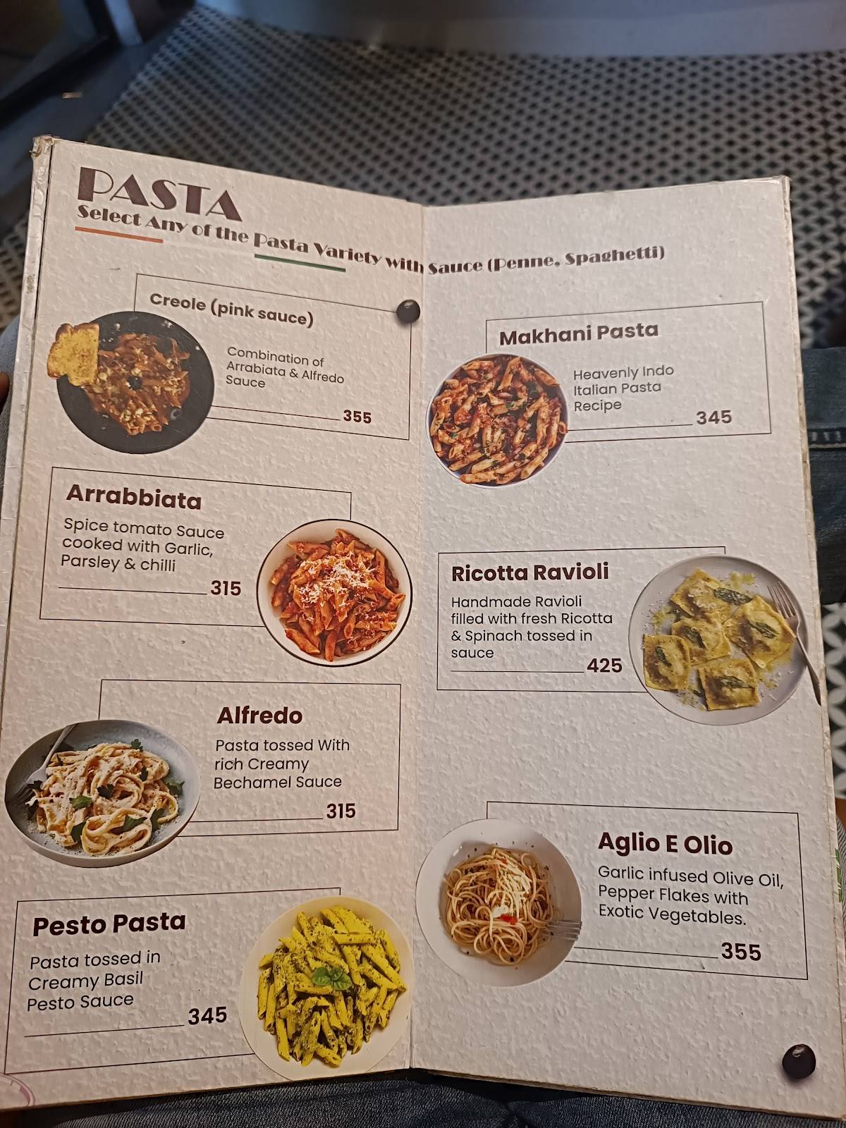 Pizzaiiolo Wood Fired Pizza SBR menu