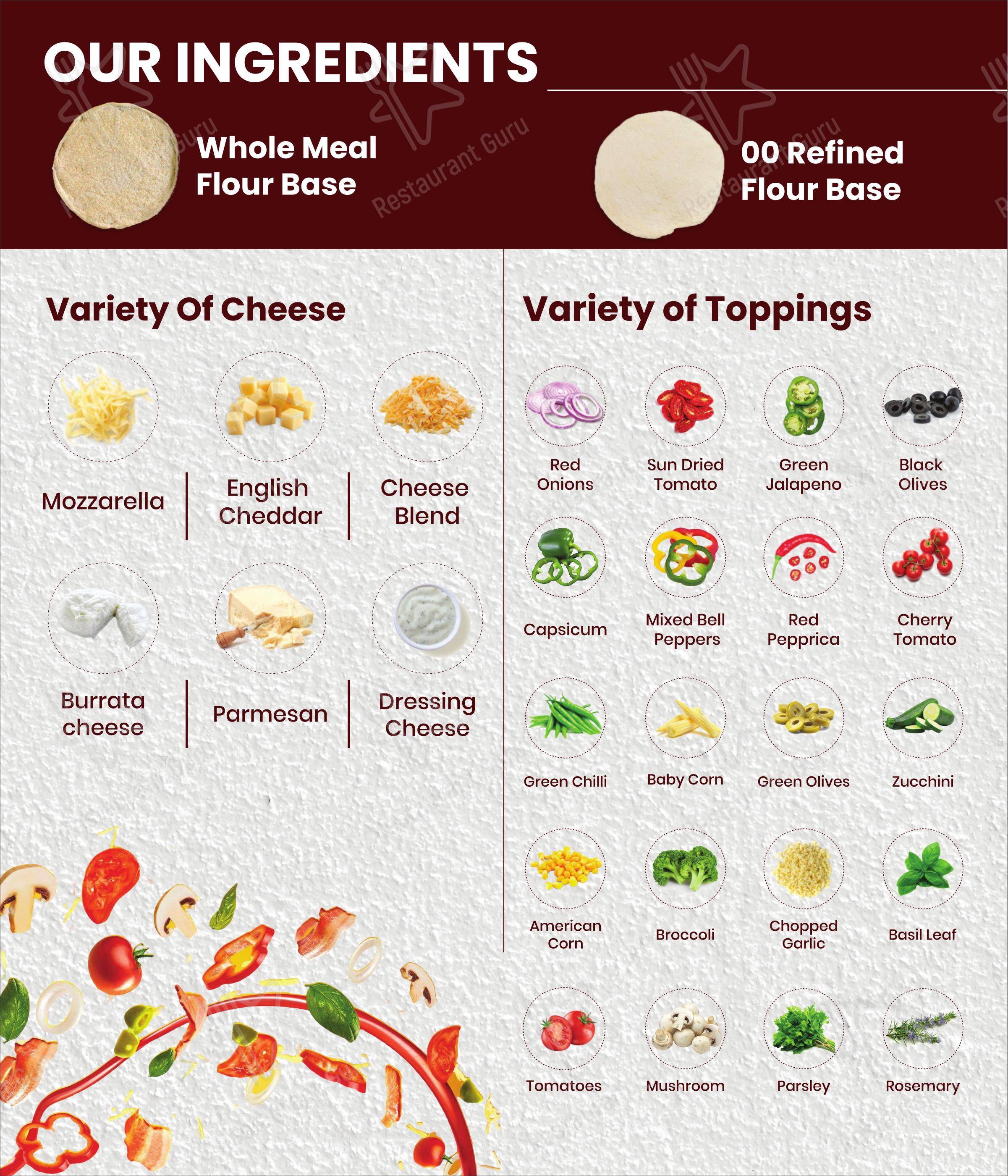 Menu for Pizzaiiolo Wood Fired Pizza SBR in Ahmedabad