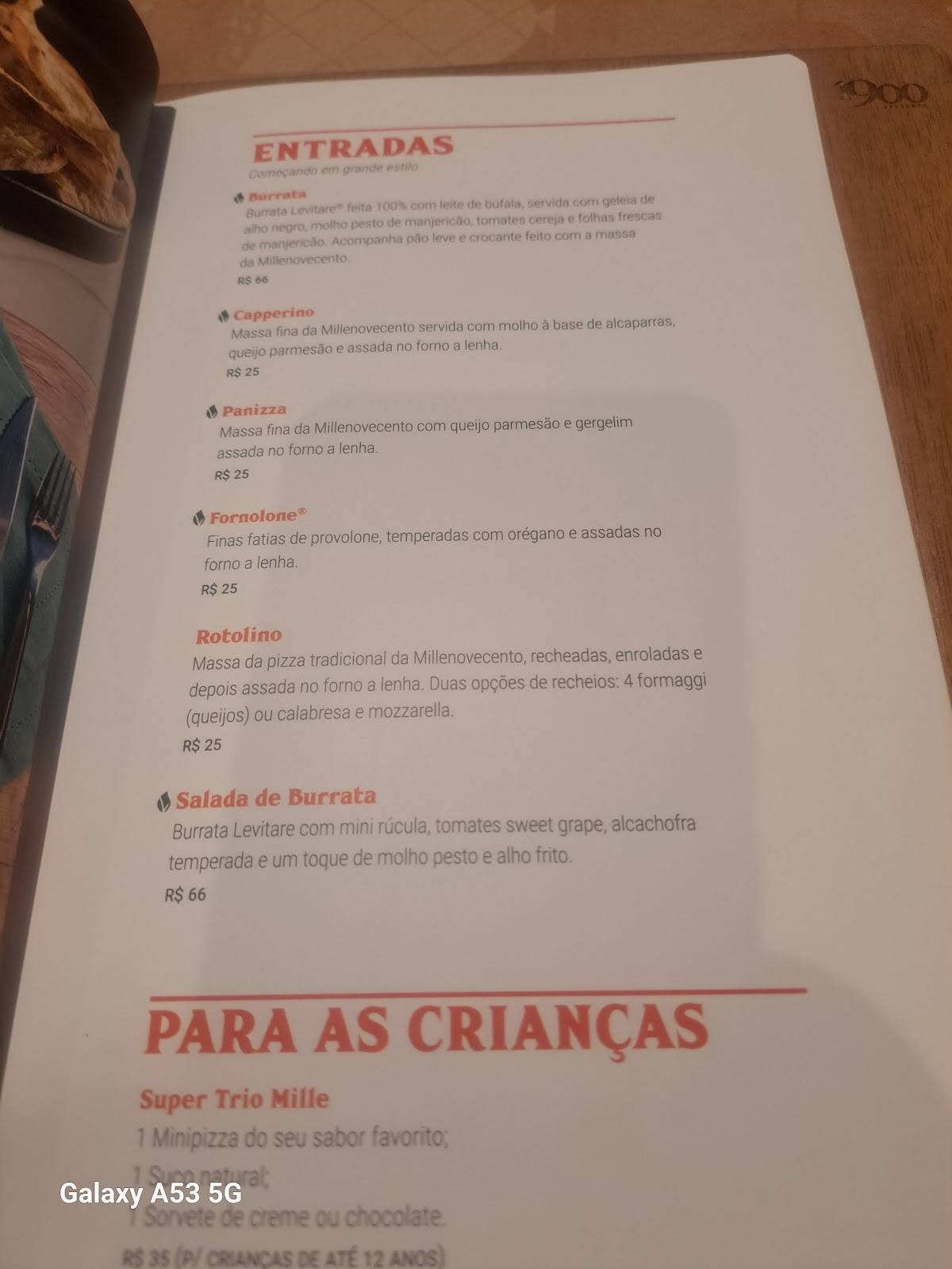 1900 Pizzeria - Pompeia cardápio