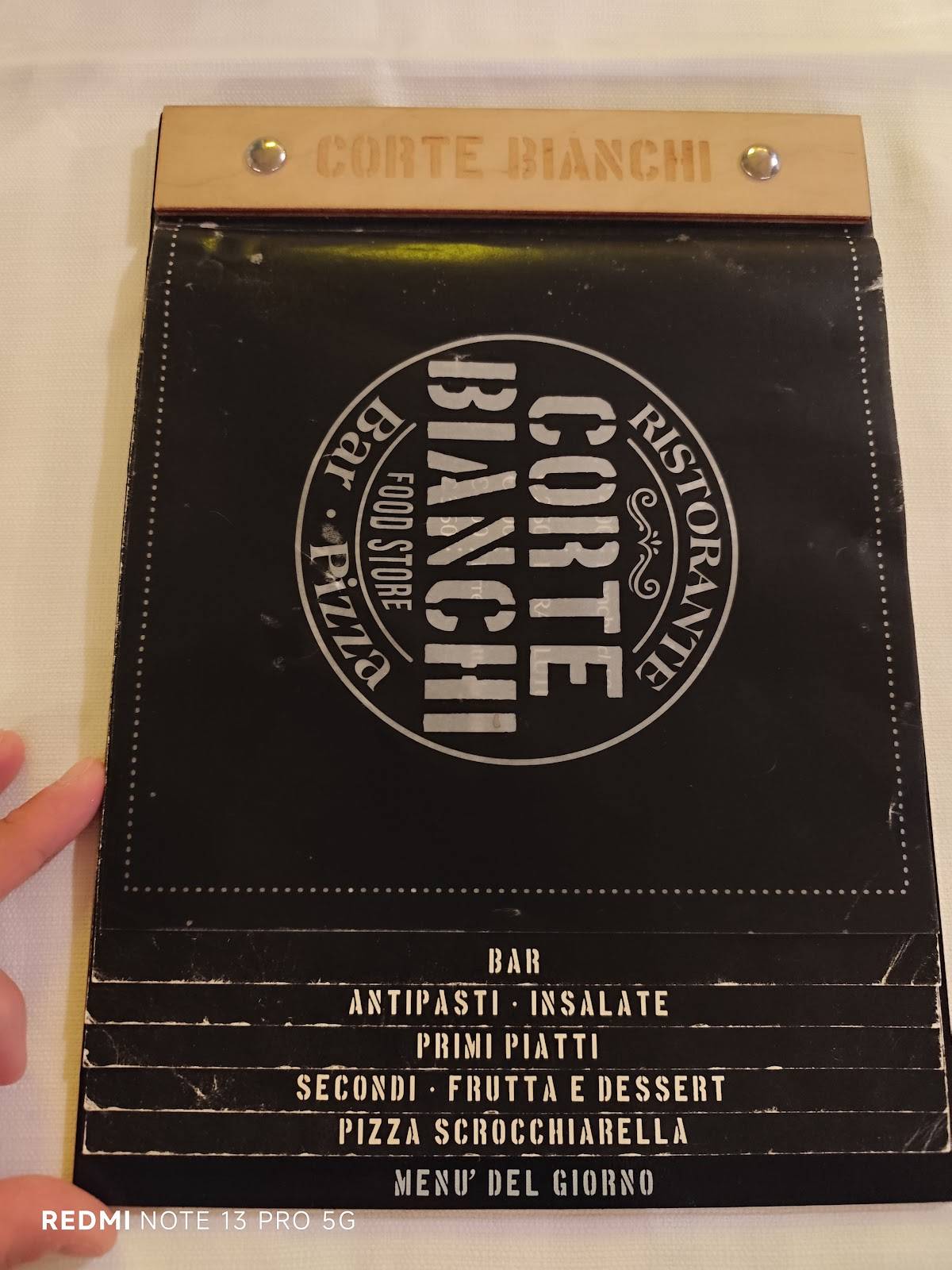 Menu di Borgo antico 