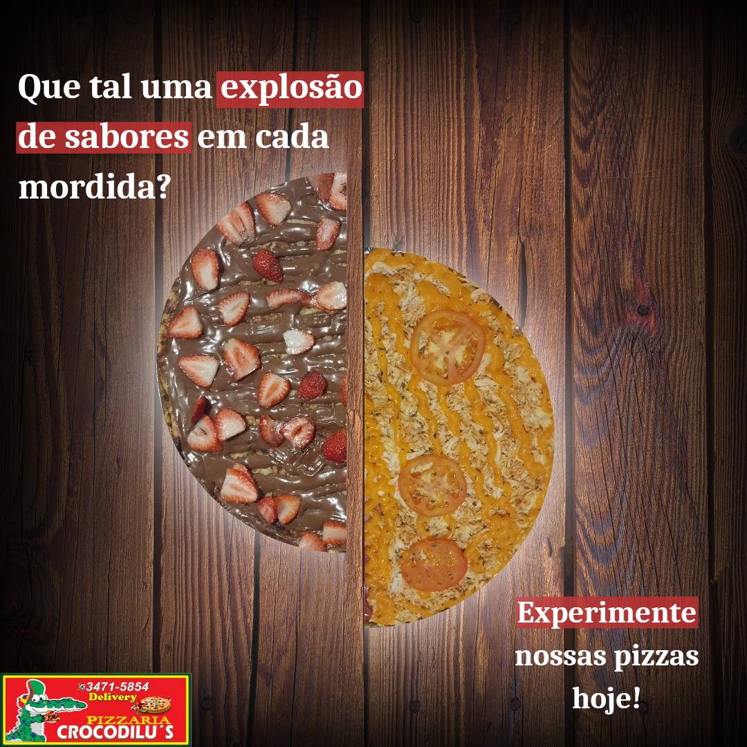 Crocodilu's Pizzaria cardápio