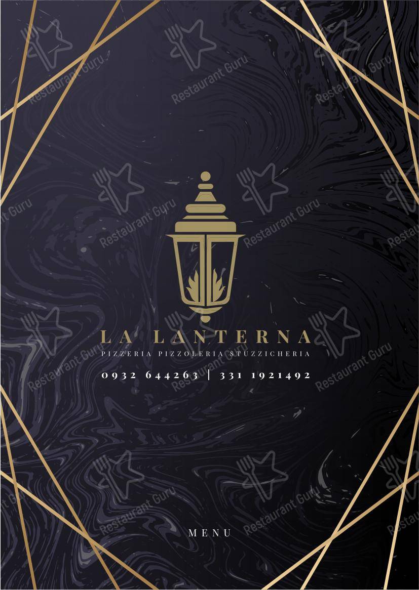 Menu per Pizzeria La Lanterna in Ragusa