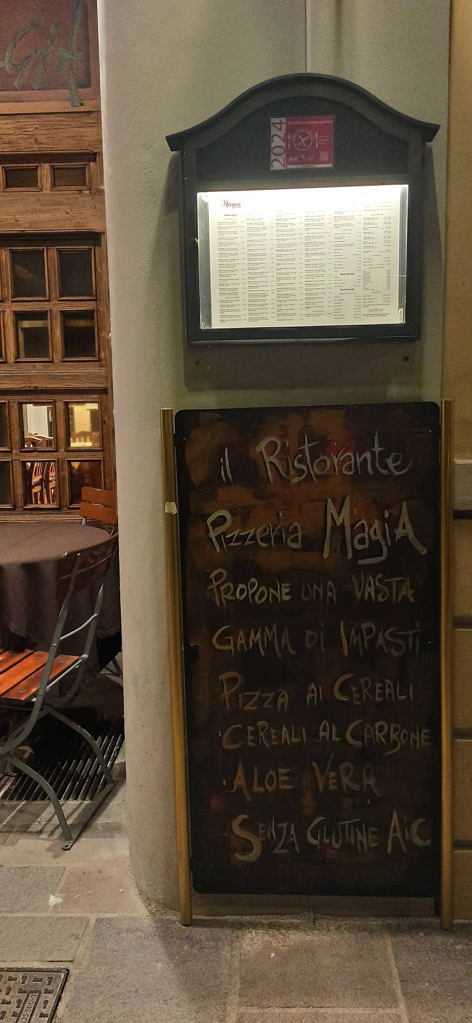 Menu di Pizzeria Ristorante Magia