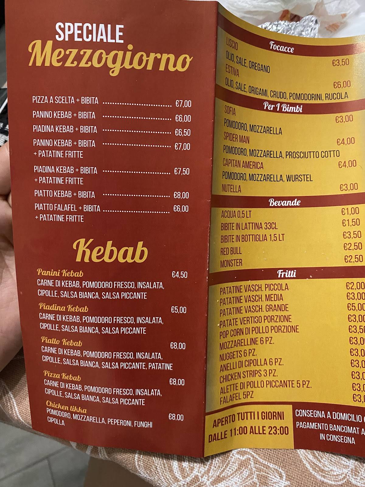 Menu di M 