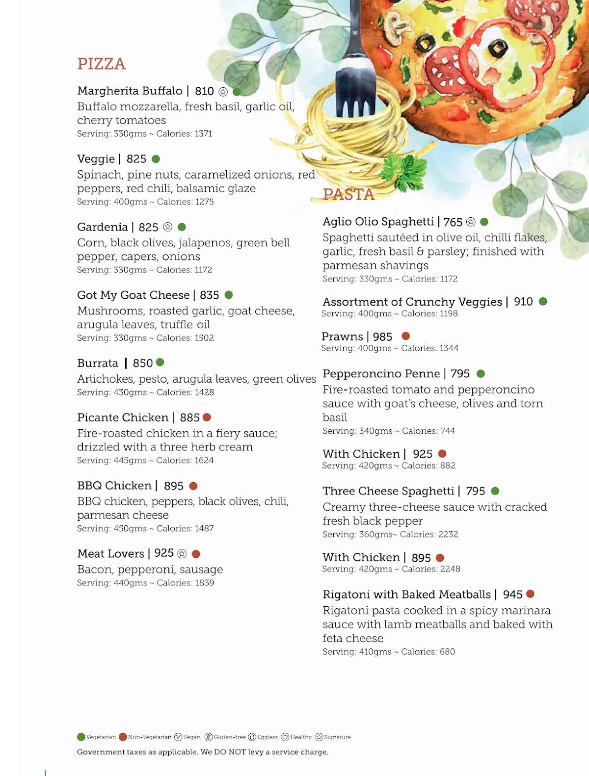 Olive Bistro & Bar menu