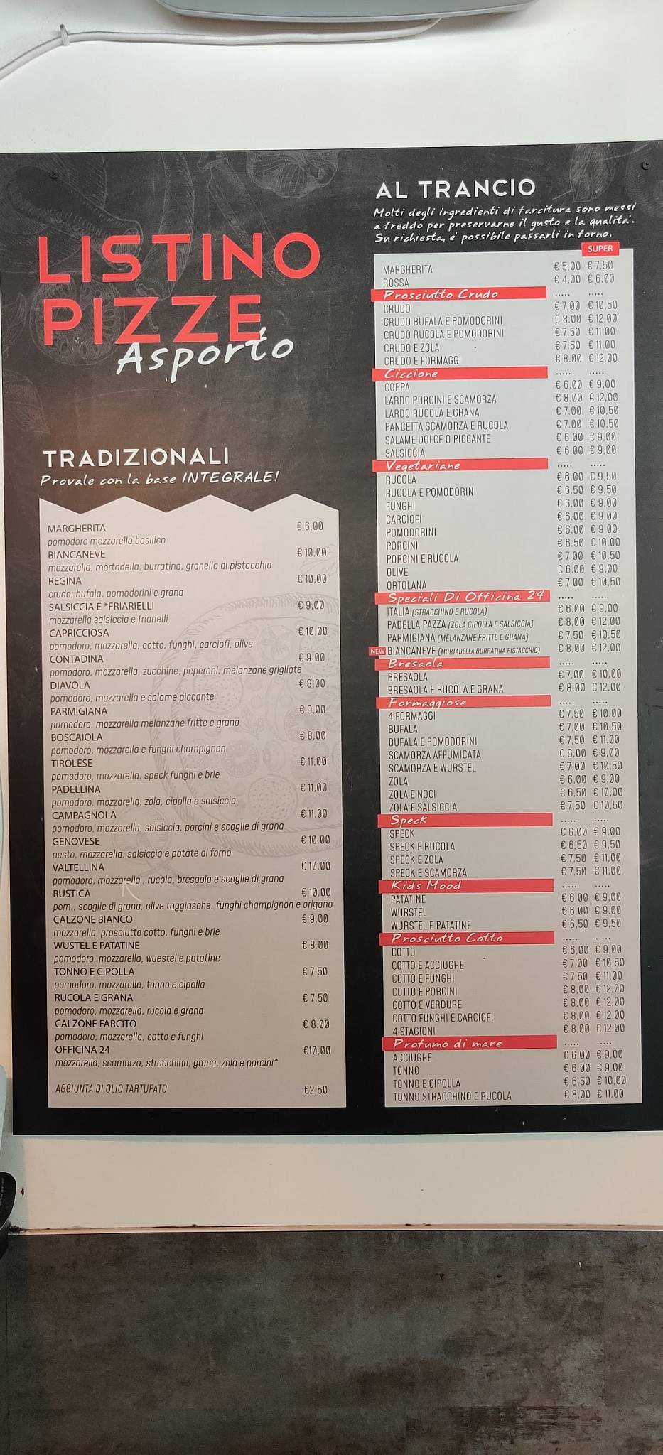 Menu di Padella Pazza - Vimodrone 