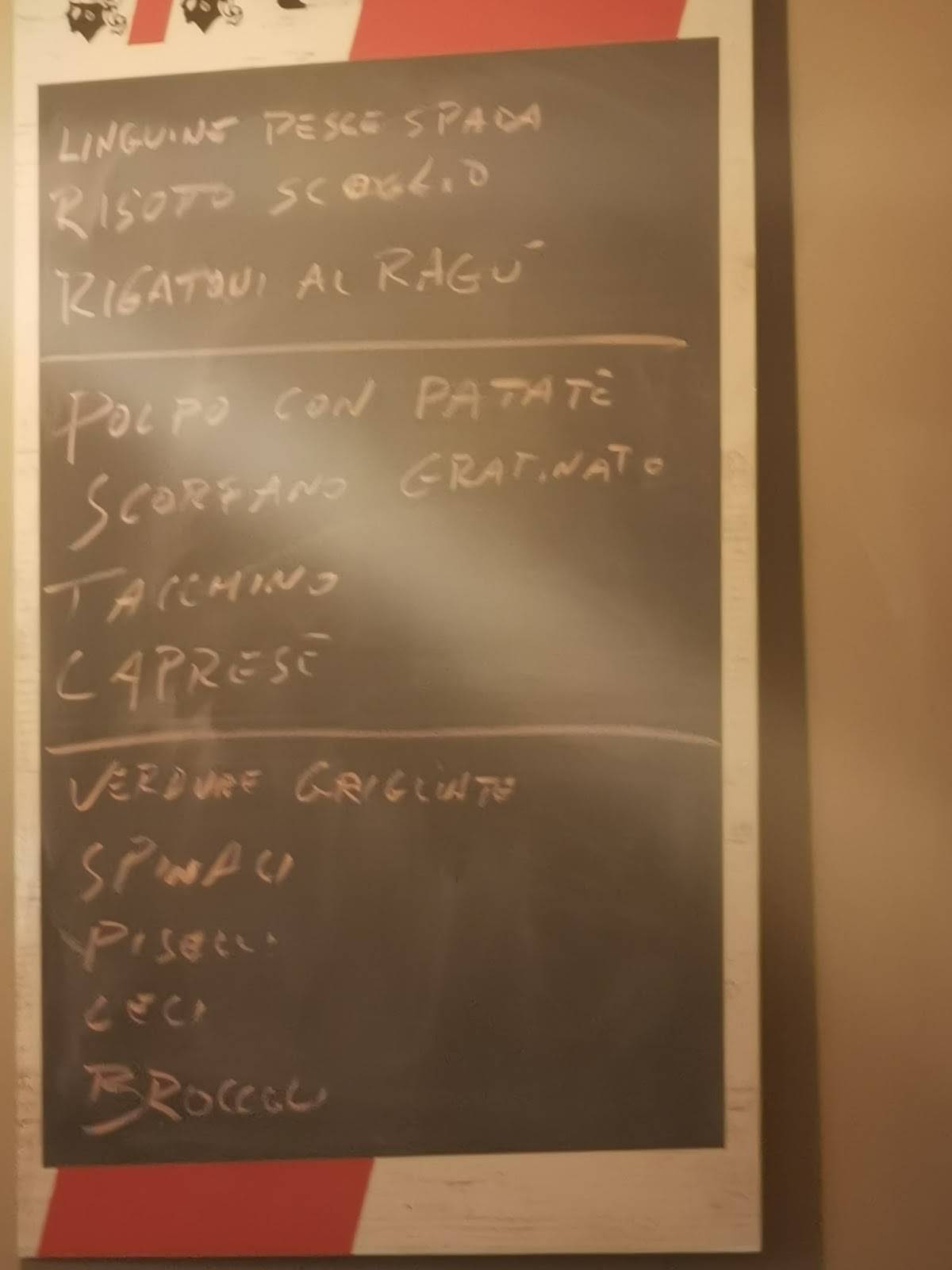 Menu di Ristorante Passaparola 