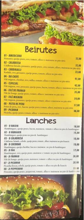 Pizzaria Cardinalli cardápio