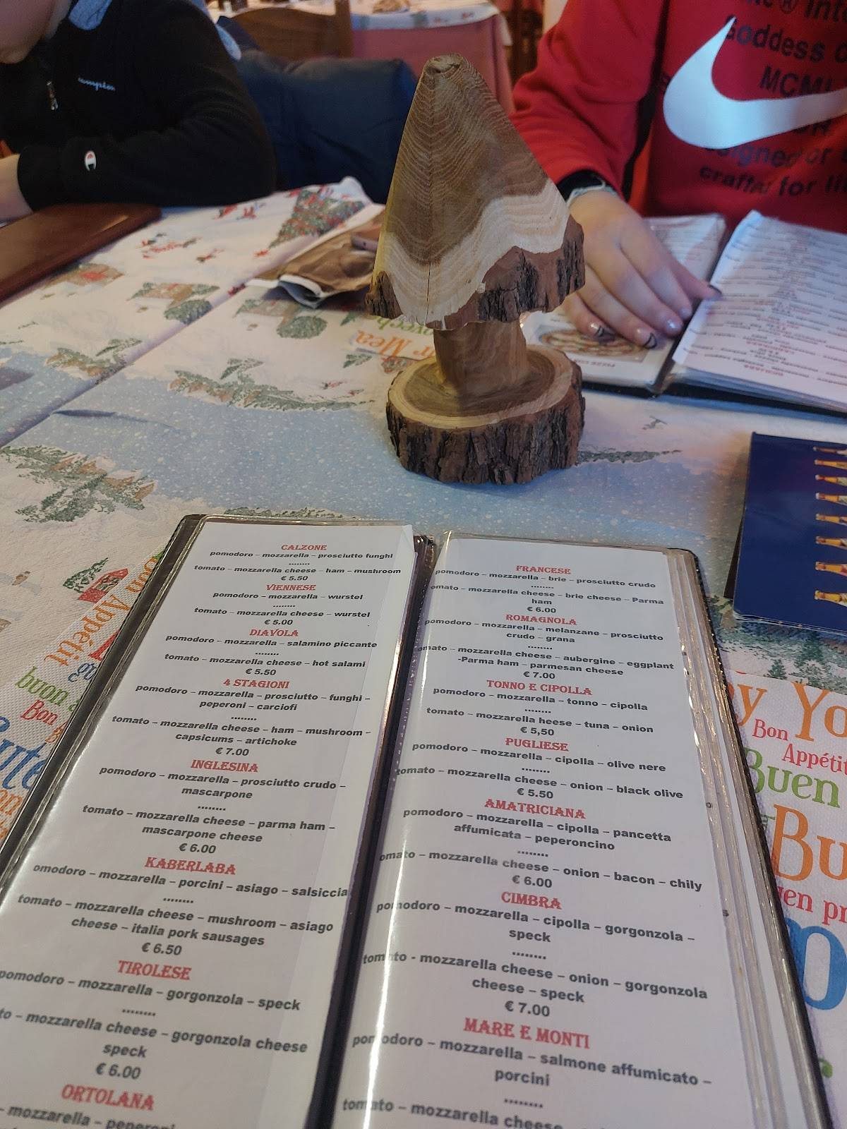 Menu di Albergo Pizzeria Kaberlaba 