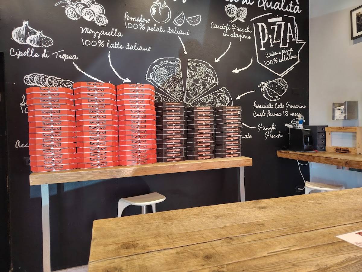 Menu di Pizzeria per Asporto Tonino Pizza Treviso 