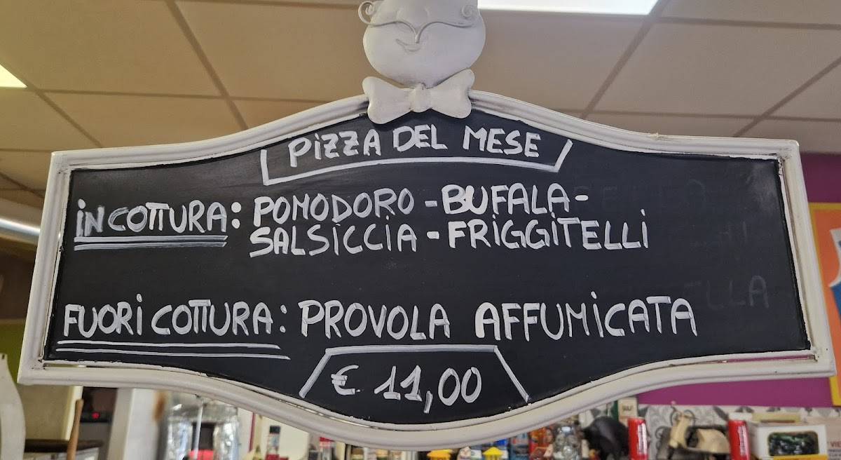 Menu di Pizzeria Rivalta Inforna 