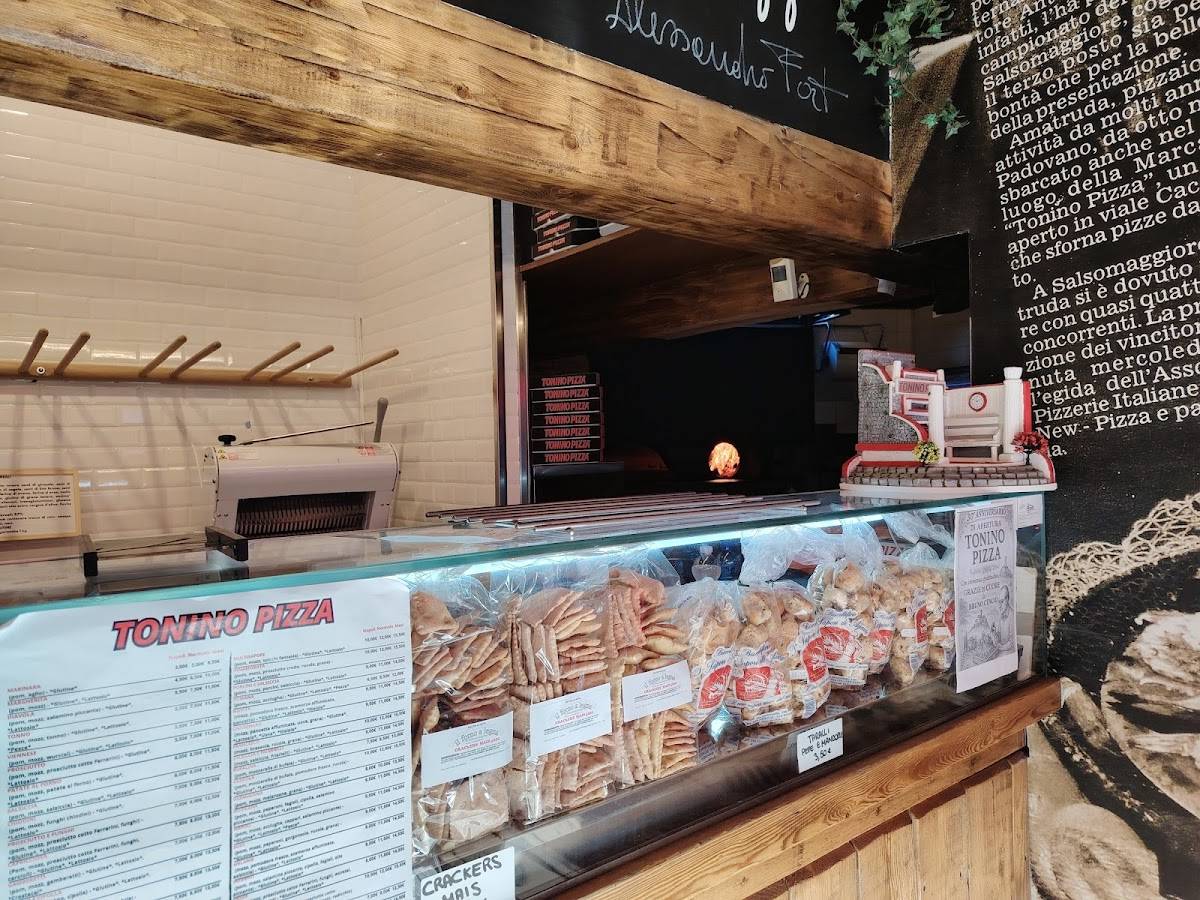 Menu di Pizzeria per Asporto Tonino Pizza Treviso 