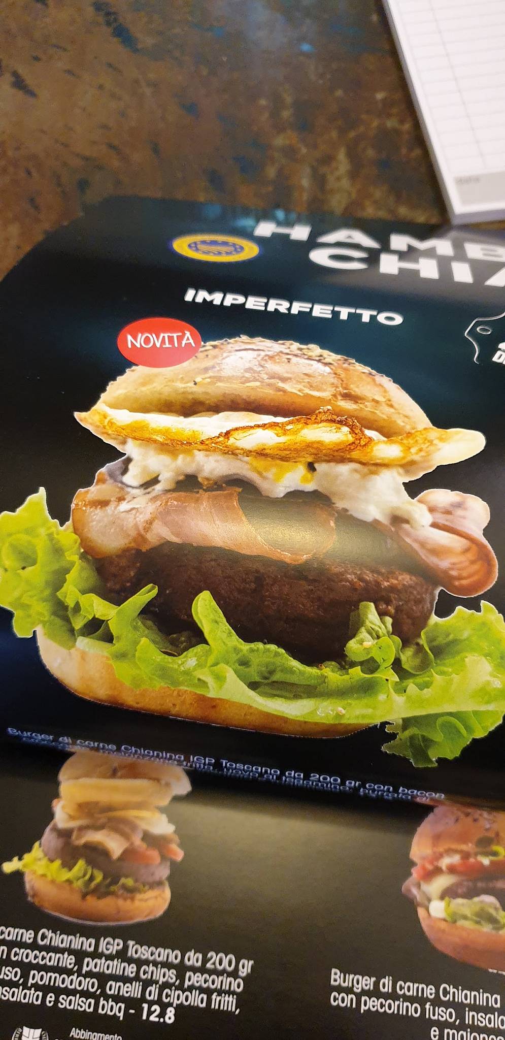 Menu di Pizzicotto Gourmet 