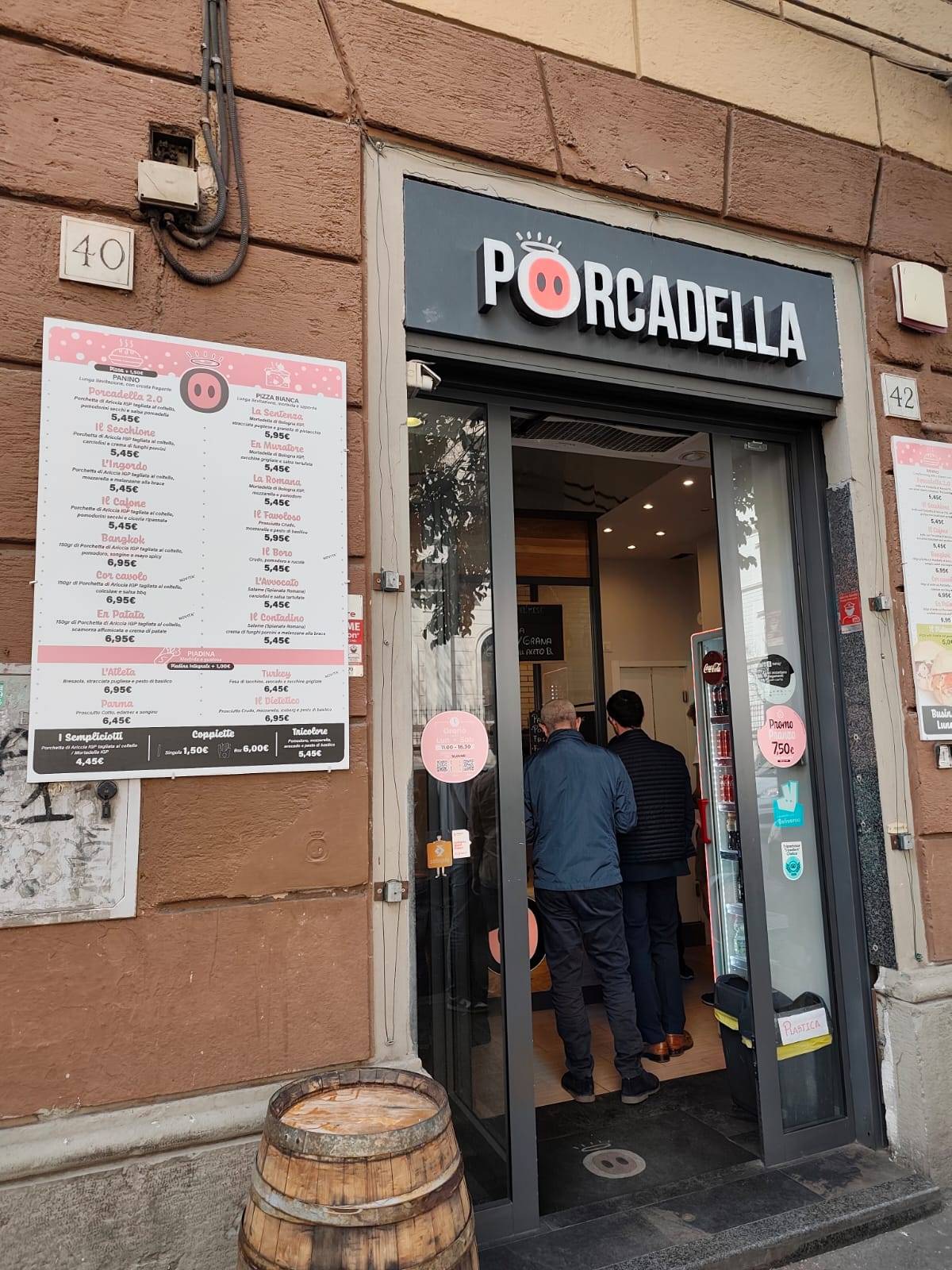 Menu di Porcadella 