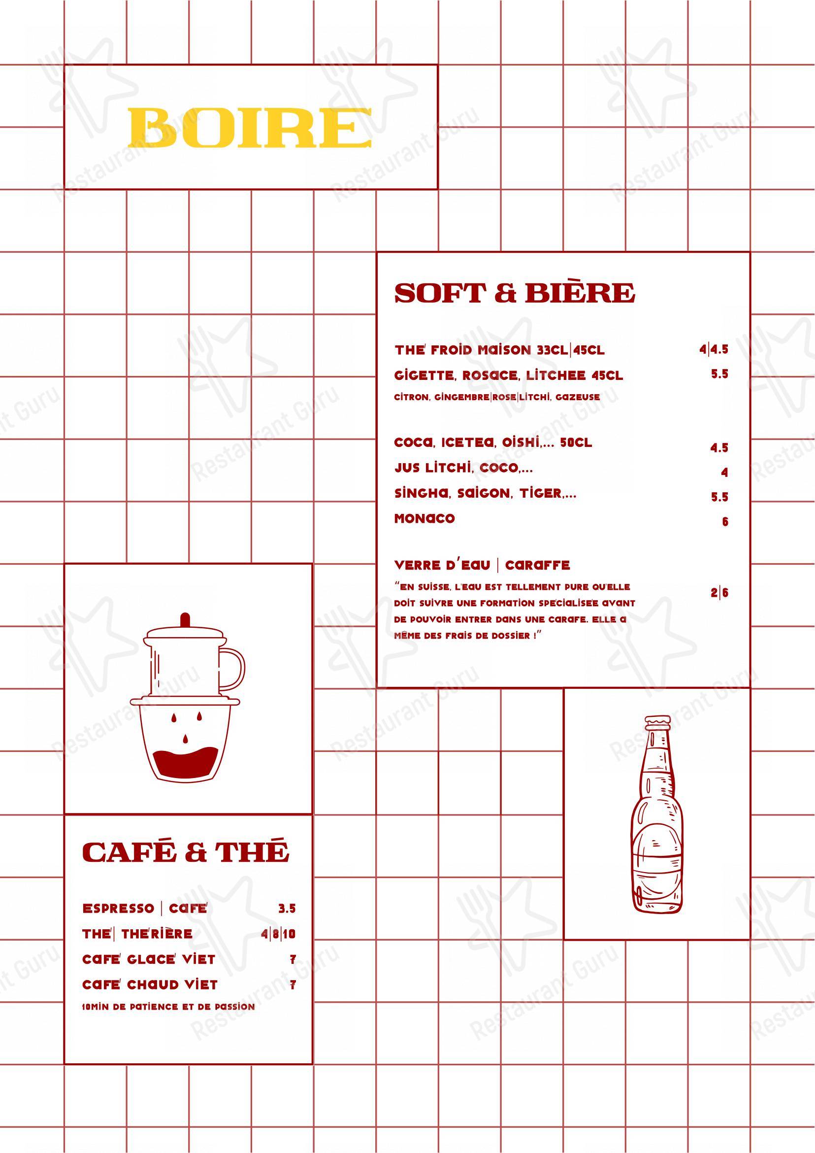 Menu per Ptite Ruelle in Friburgo