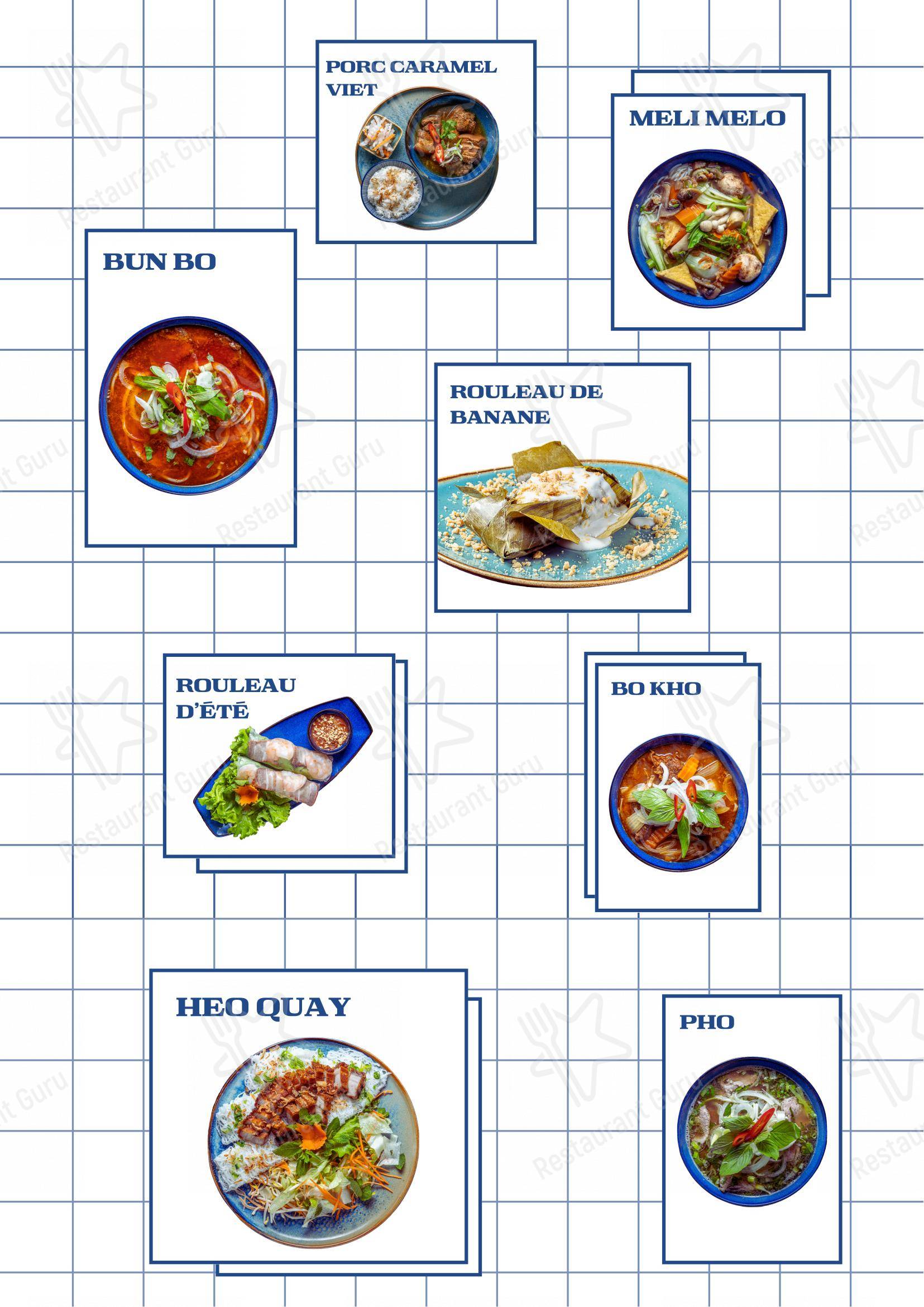 Ptite Ruelle in Friburgo - Menu