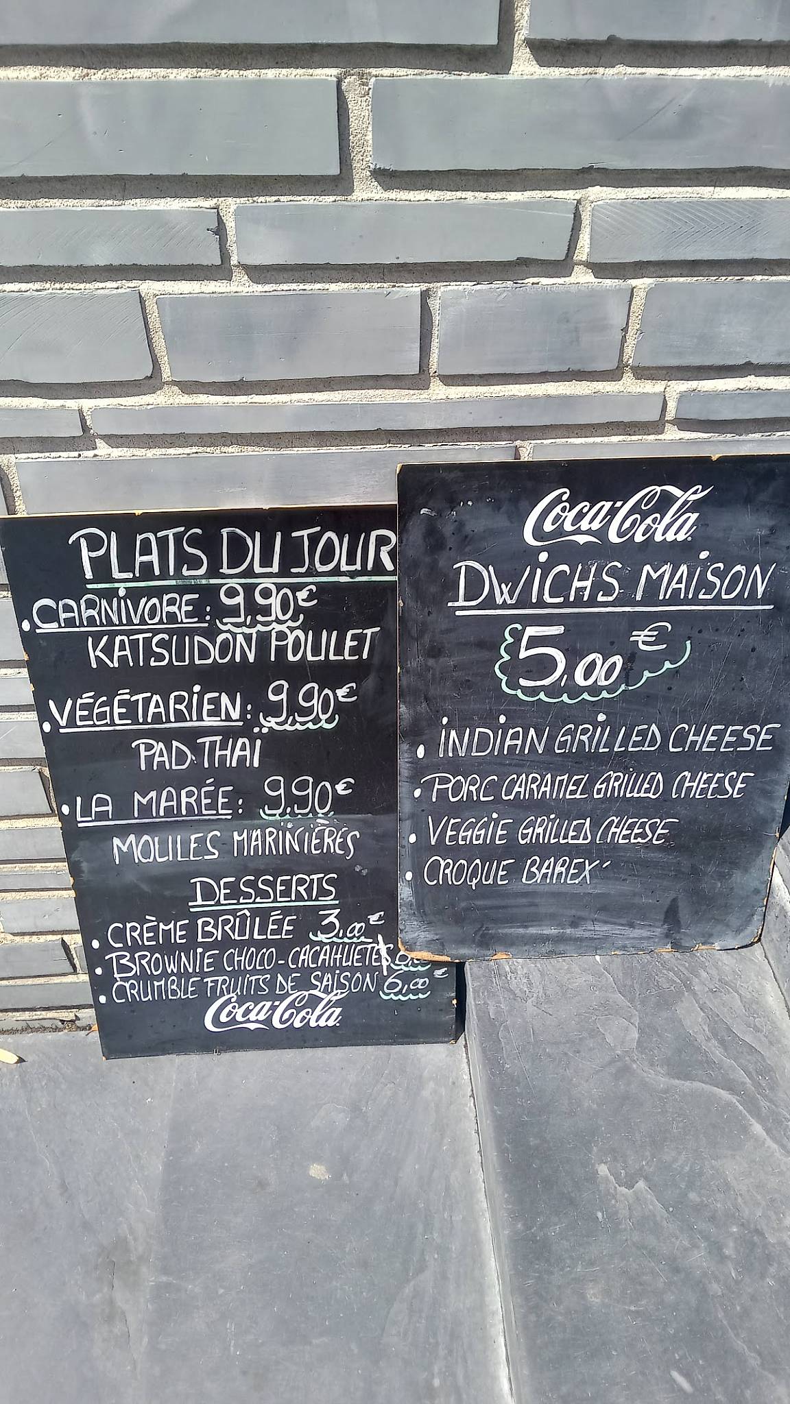 Menu de Barexpo