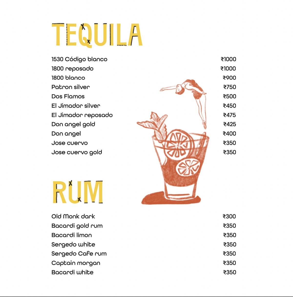 House Of Pandora HOP menu
