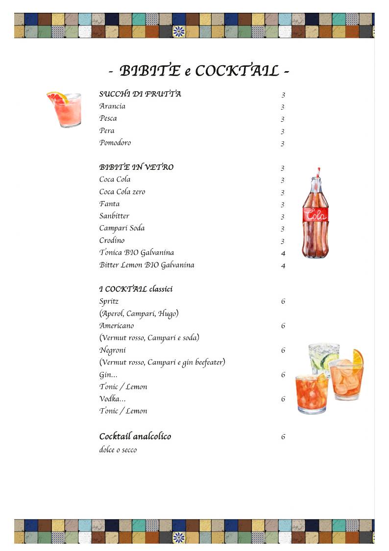 Menu di Le Barrique Wine Bar 