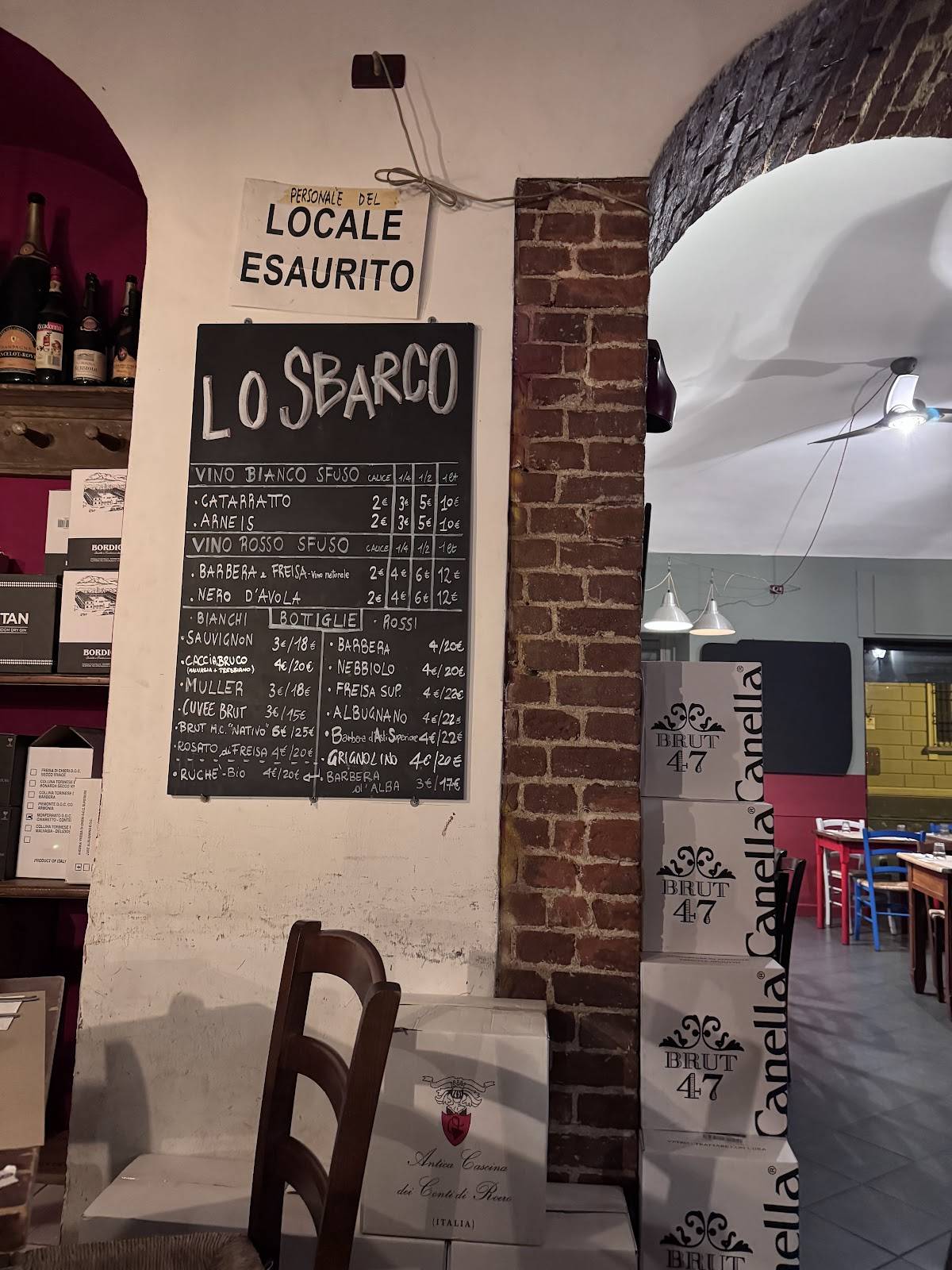 Menu di lo sbarco 
