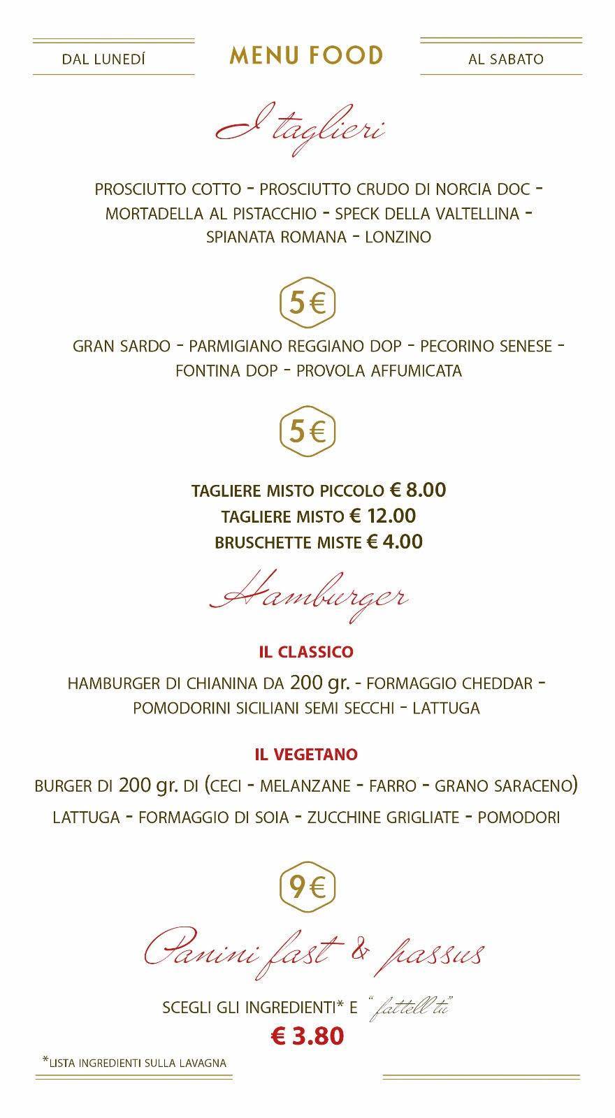 Menu di Passus 