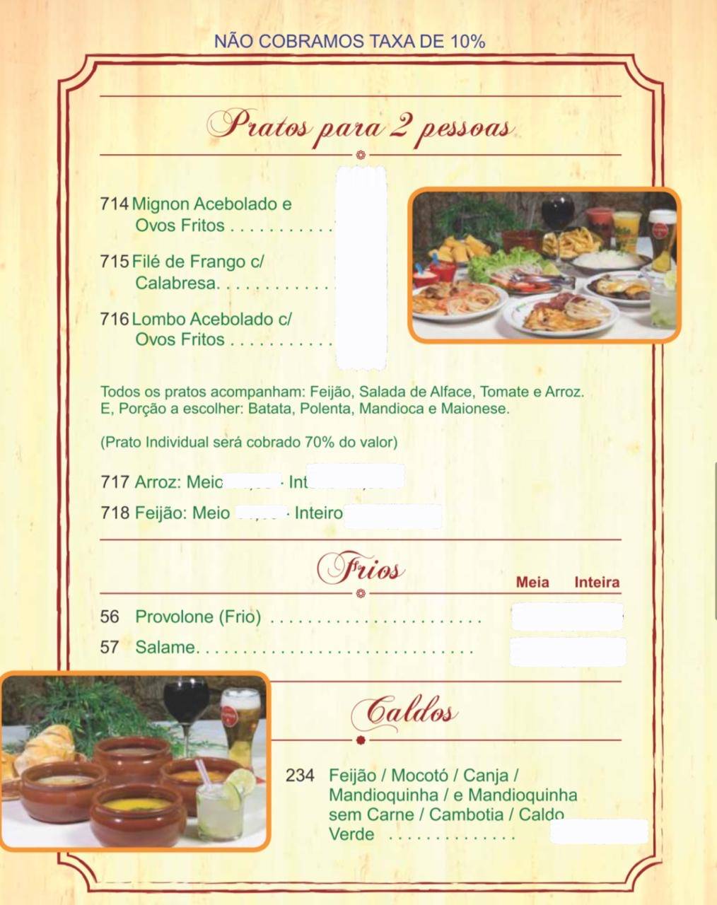 Pedrão Lanches cardápio