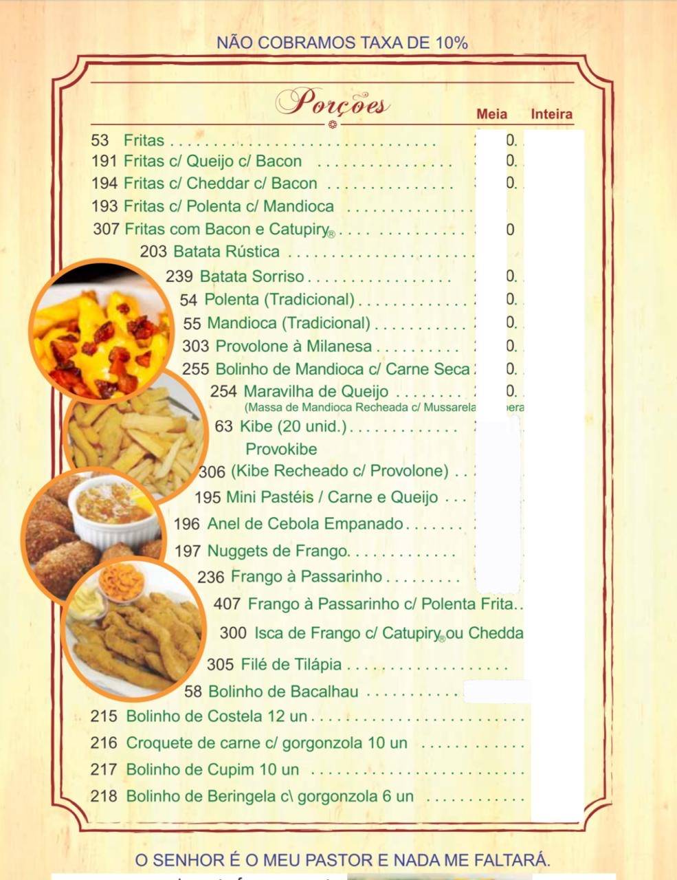 Pedrão Lanches cardápio