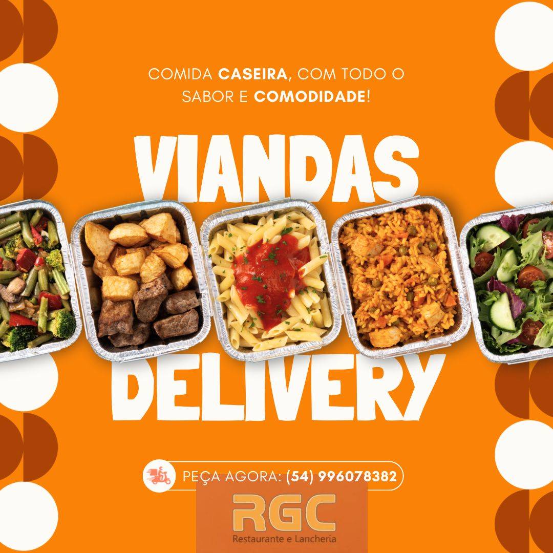 RGC Lancheria e Restaurante cardápio