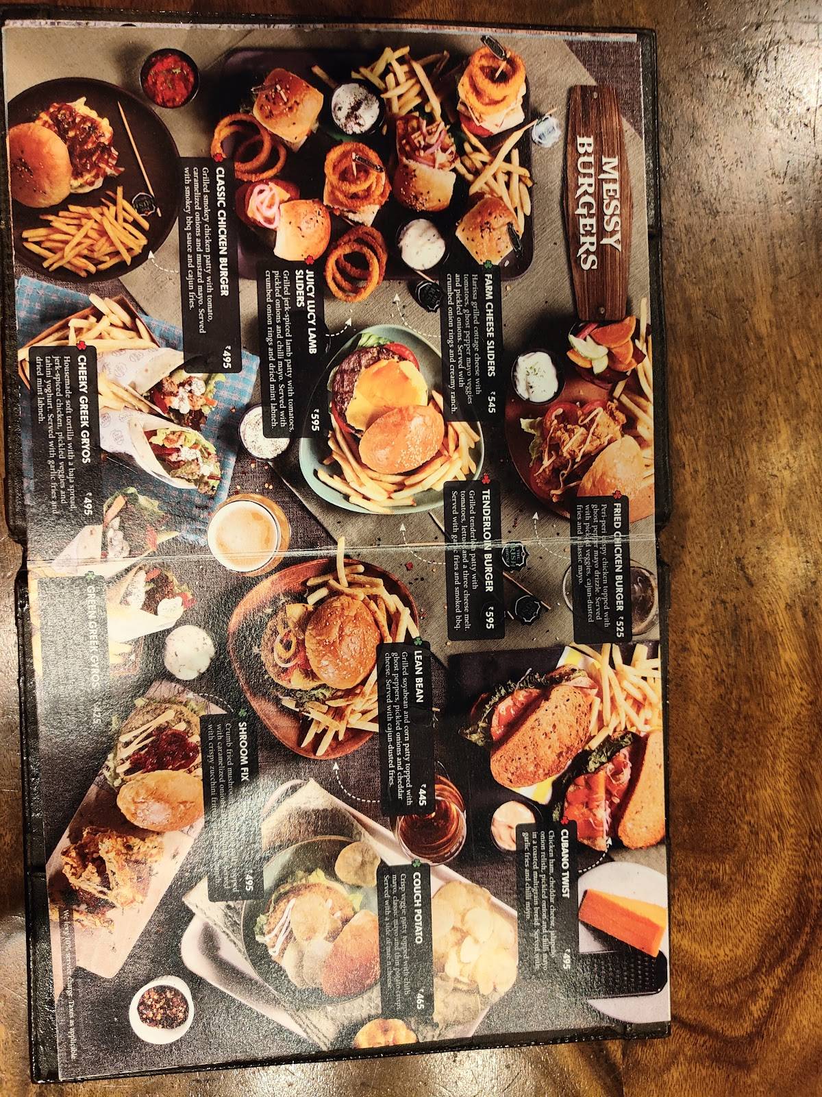 The Irish House, Kala Ghoda menu