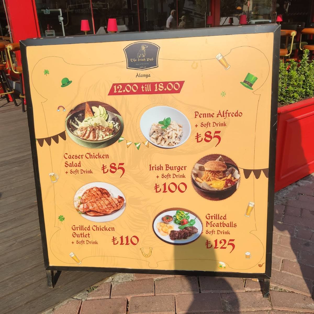 menu-at-the-irish-pub-alanya-alanya
