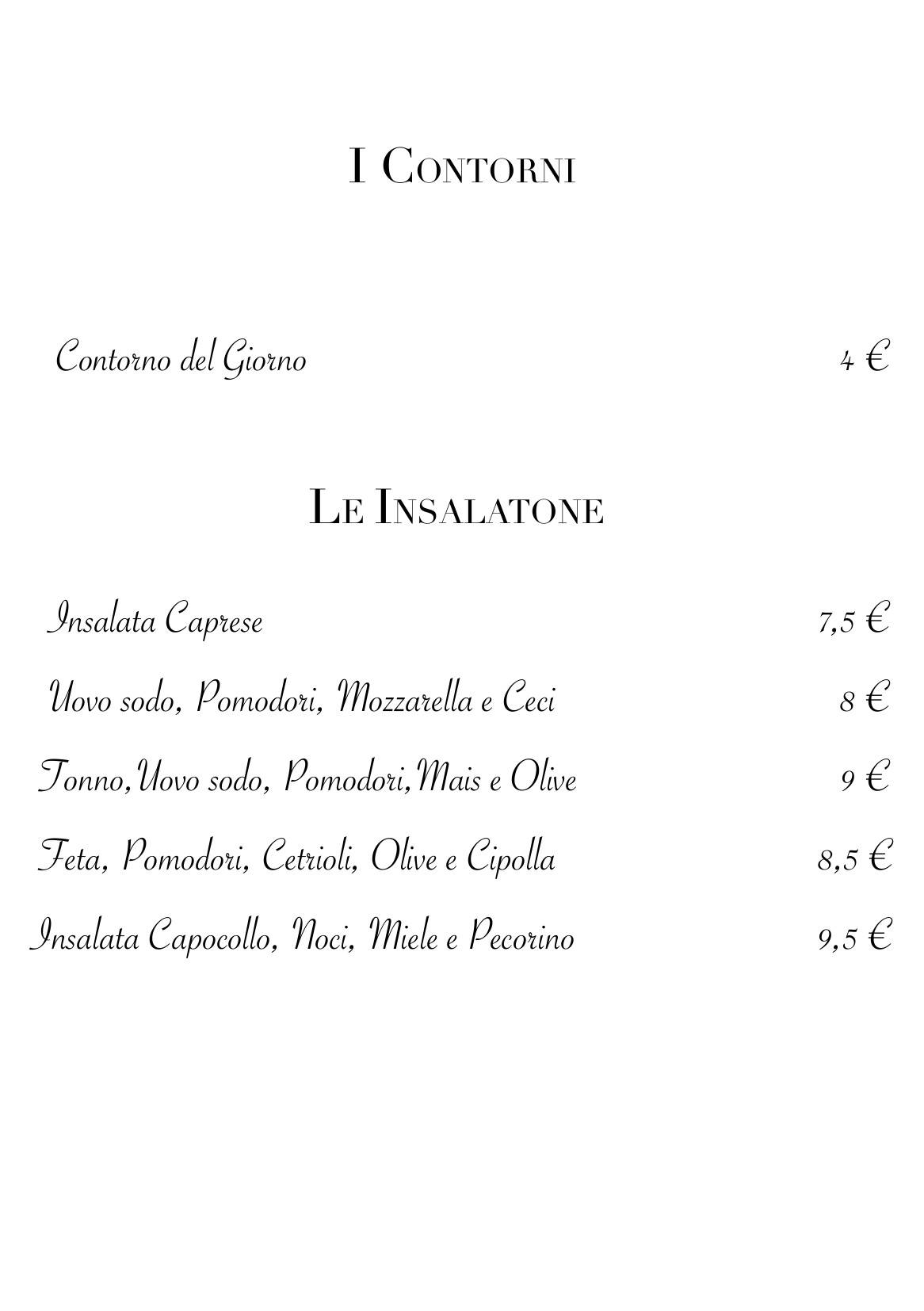 Menu di Tivà Gusto E Creativita’ 