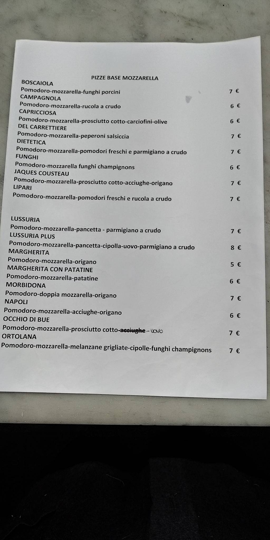 Menu di Van Gogh Di Lombardo Franco 