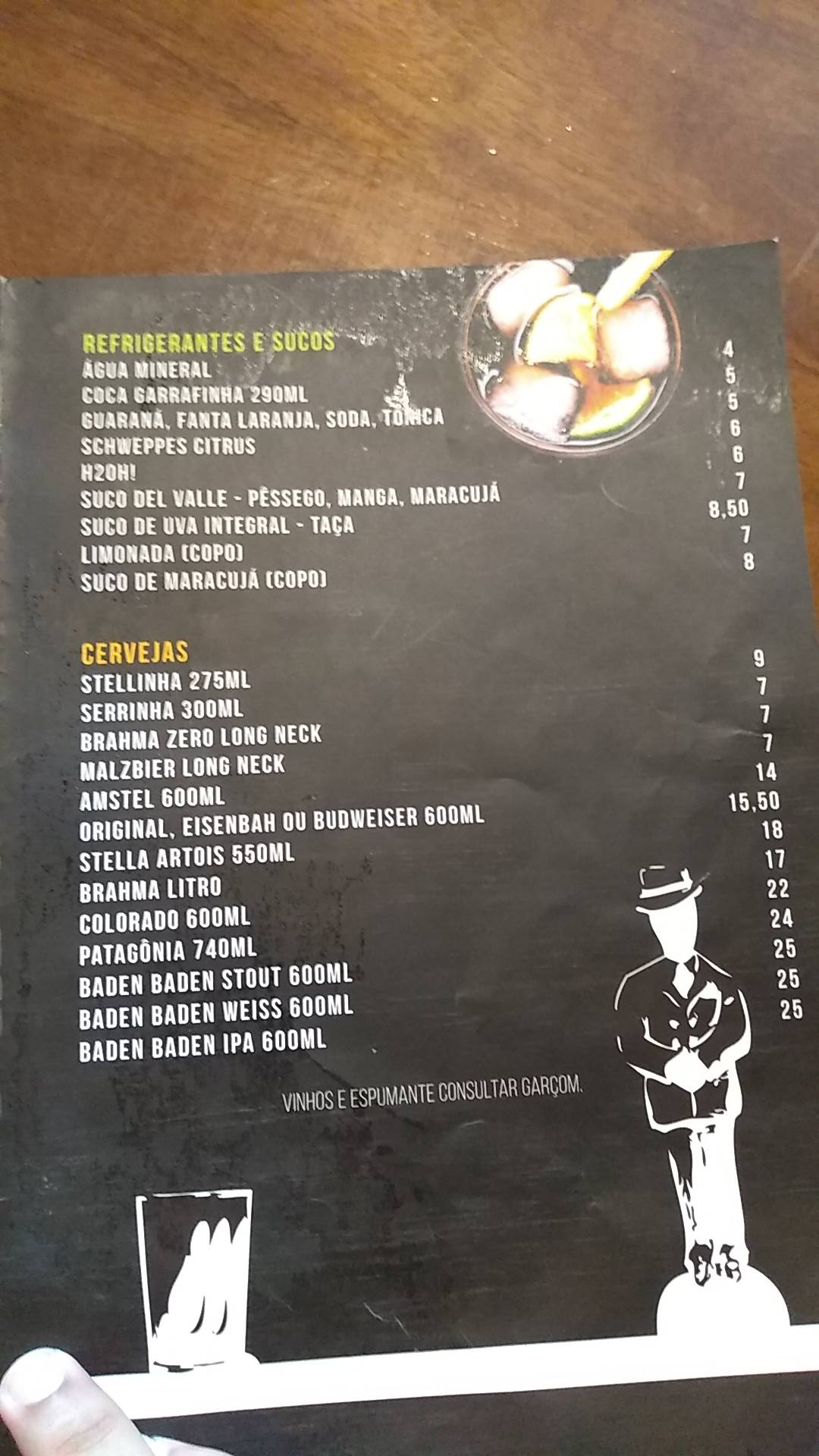 Bar Zépelin cardápio