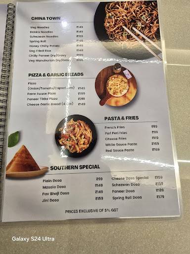 Puchhu's Cafe menu