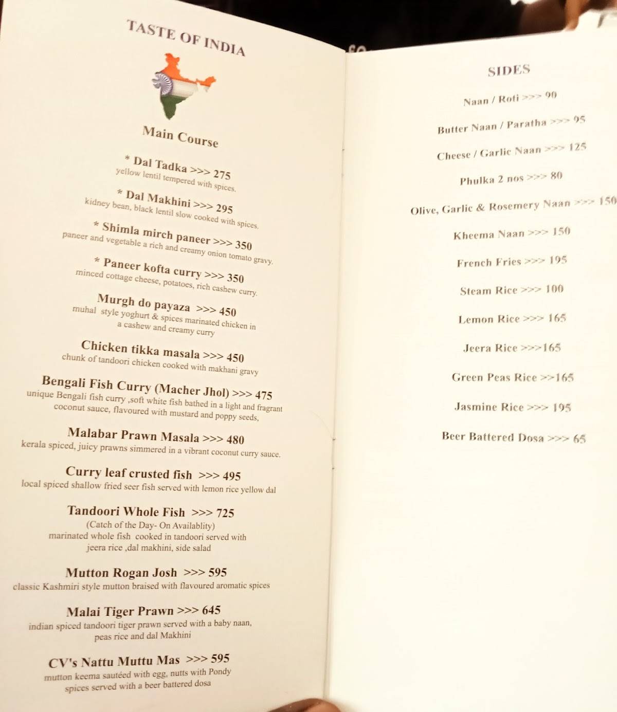 Cafe Veloute - French Cuisine/Multi/Thai/Japanese/Best Cafe in Pondicherry menu