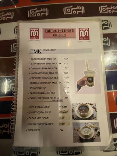 TM Kitchen menu