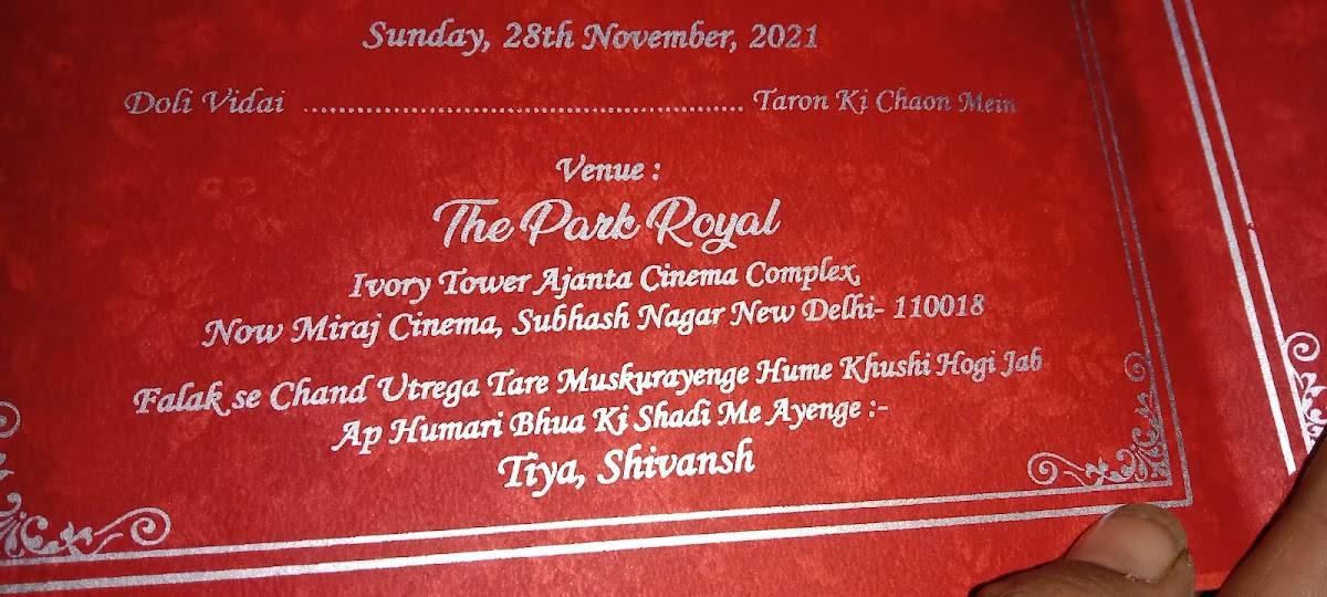 Punjabi Dhaba menu