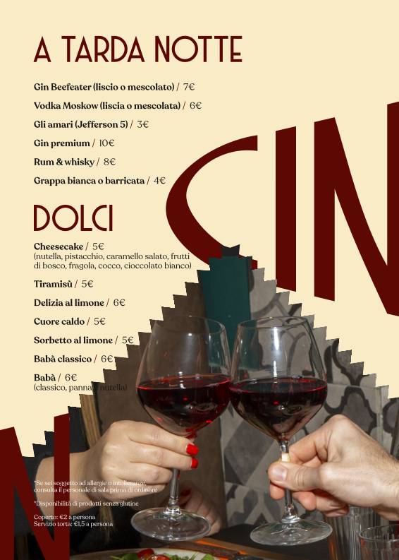 Menu de Puteca Osteria & Braceria