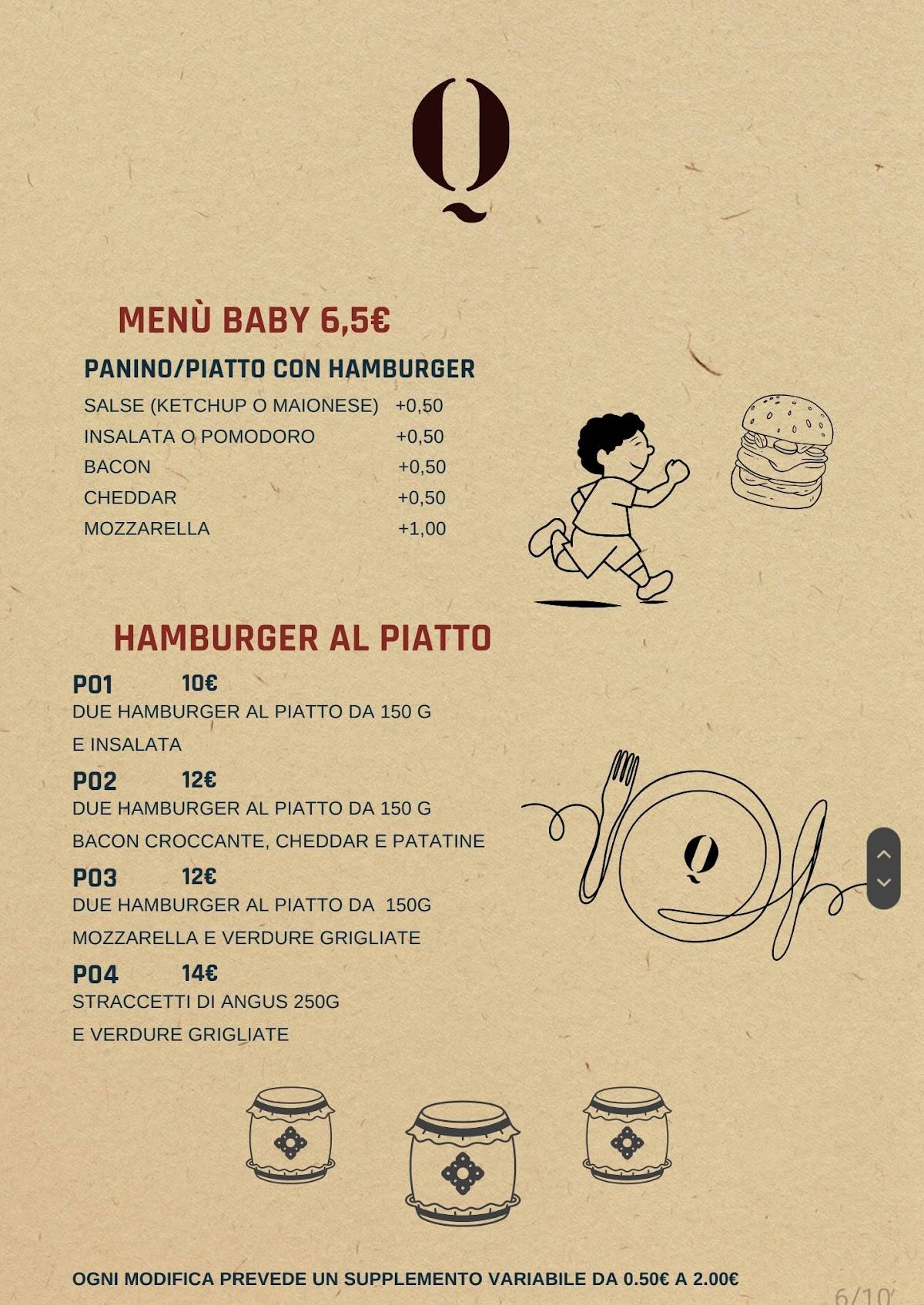 Menu di Quadro Putignano 