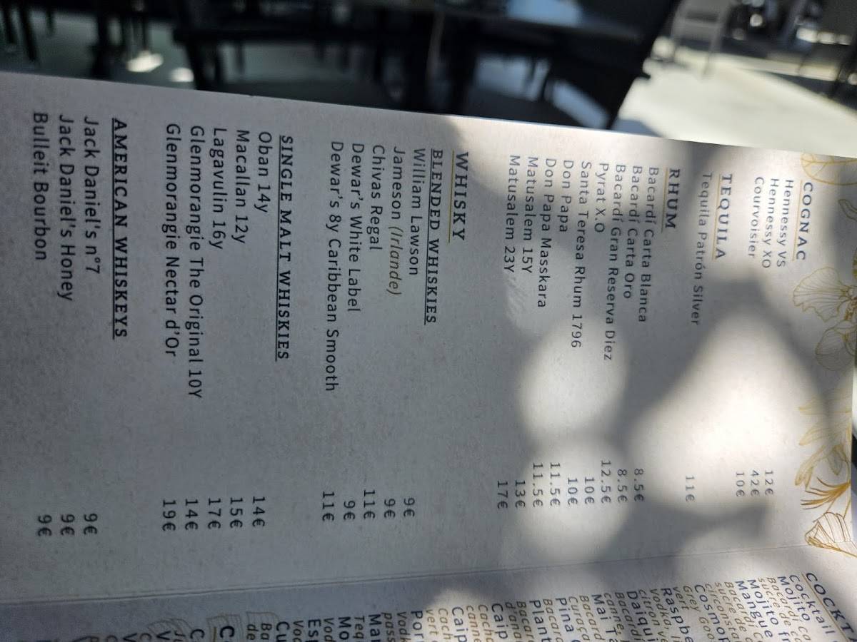Menu de Quai 5 Restaurant Mons
