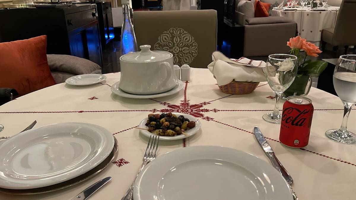 Menu de La Maison Arabe