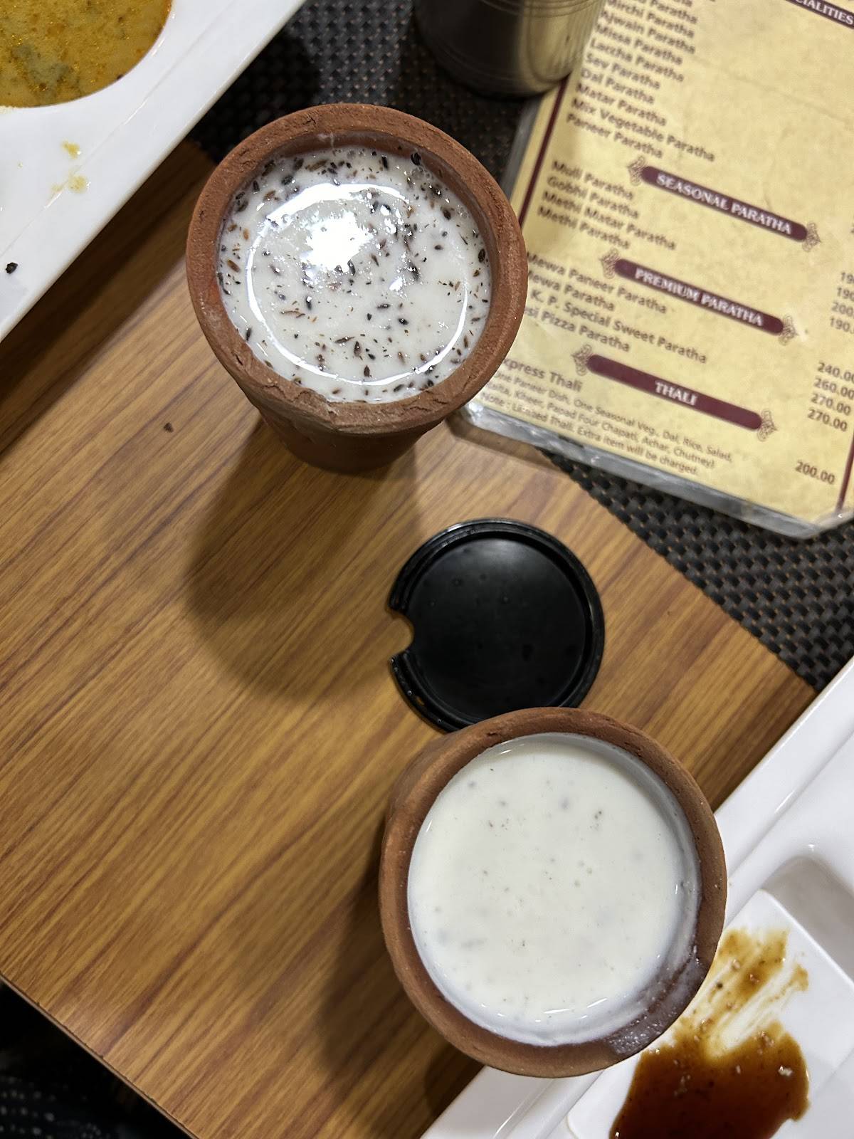 Rambabu Ke Parathe menu