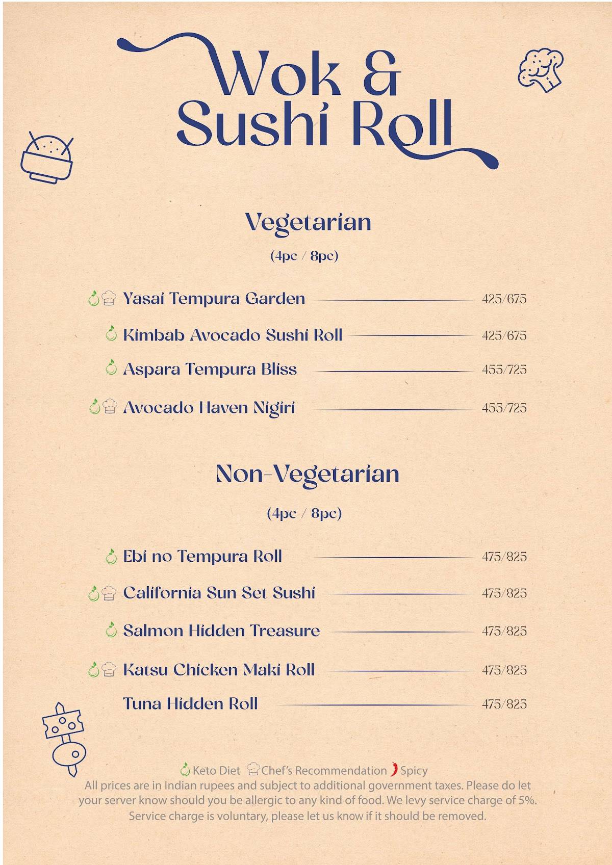 Zoi menu