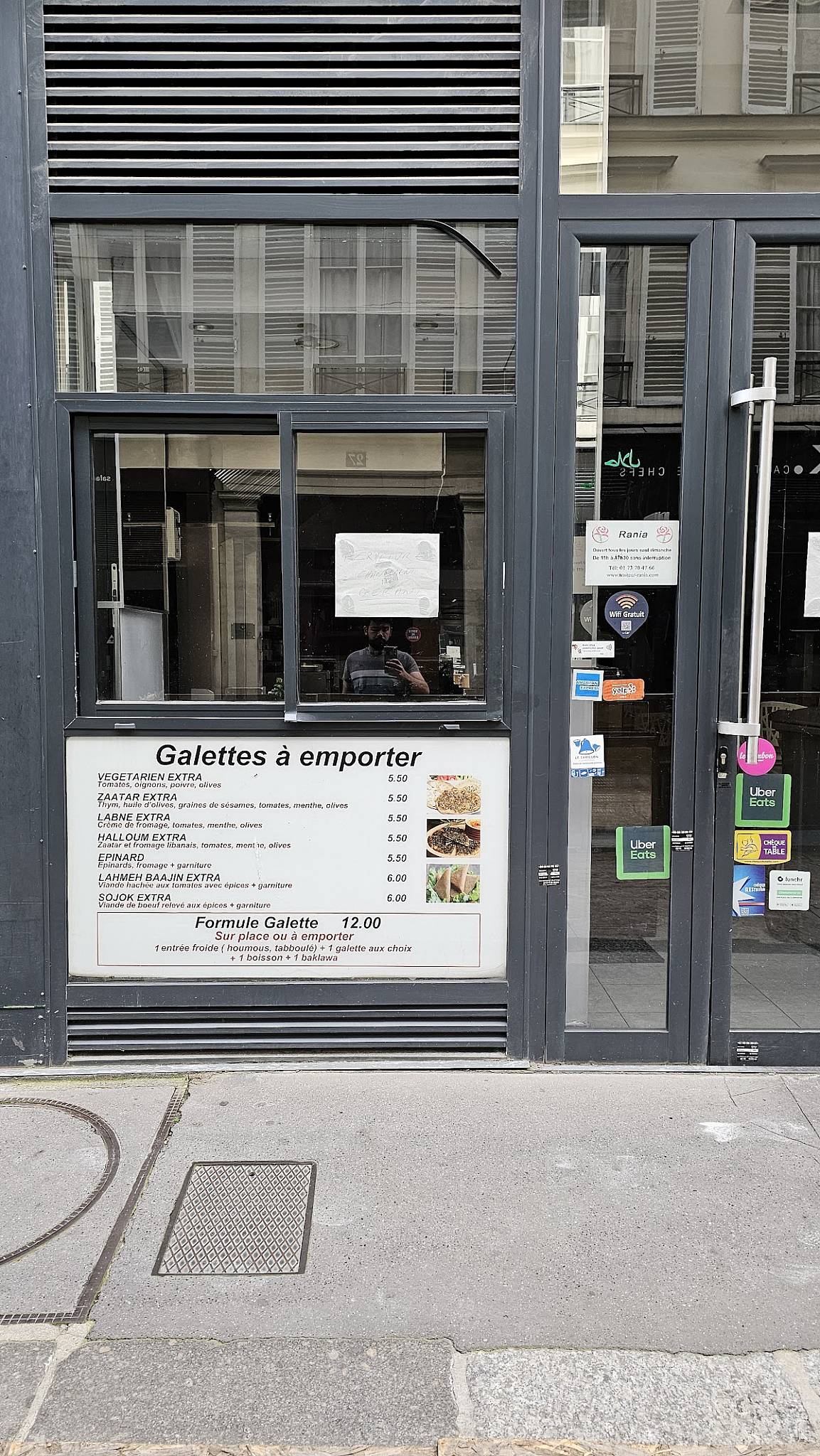 Menu de Rania